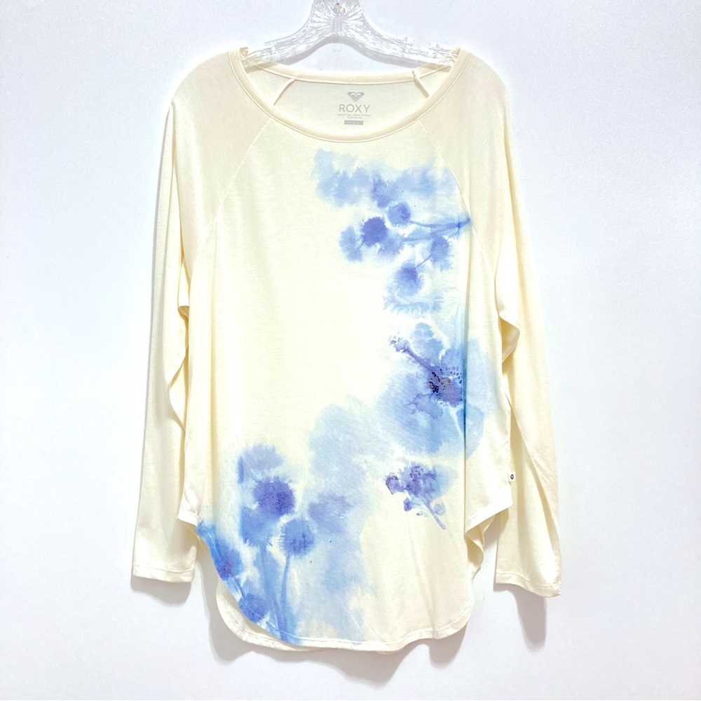 Roxy Women’s Long Sleeve Floral Design Top